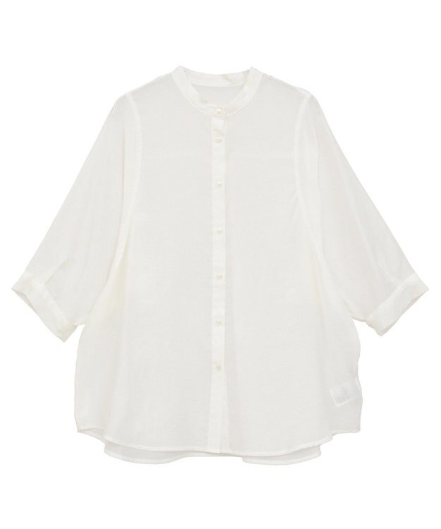 AMERICAN HOLIC 5分袖シアードルマンシャツ Ivory