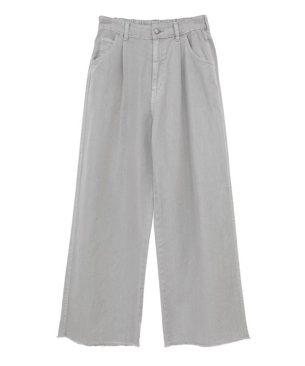 Green Parks カラーピグメントパンツ Light Gray