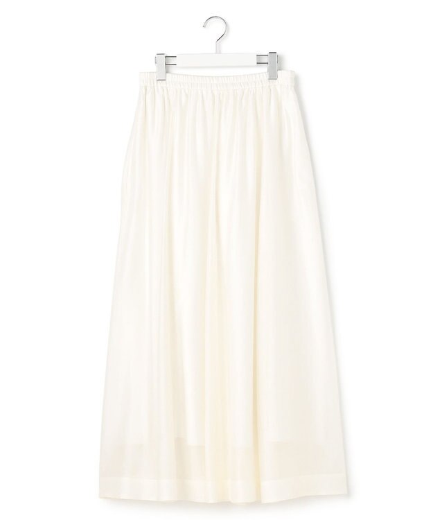 23区 【SLOW/一部店舗限定】エアリーフレア スカート オフホワイト