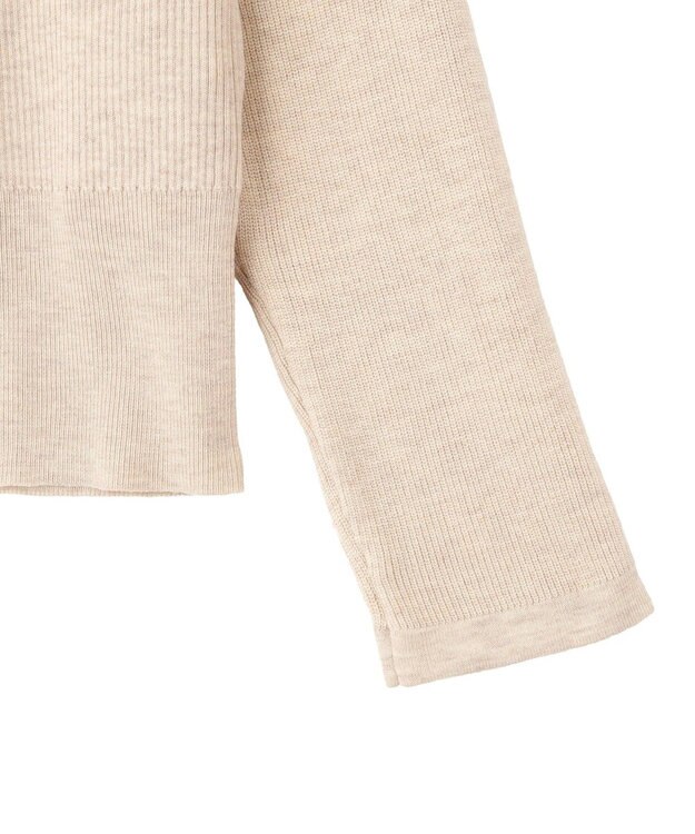 earth music&ecology 【2点SET】襟付きニットアンサンブル Gray Beige