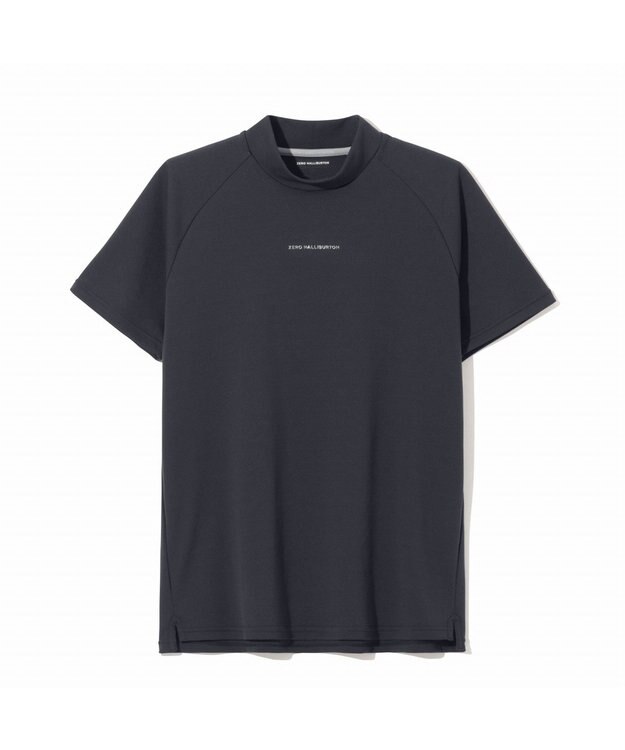 ZERO HALLIBURTON 【吸水速乾・抗菌防臭】 モックネックTシャツ ZHG-M5S5a 82949 ネイビー