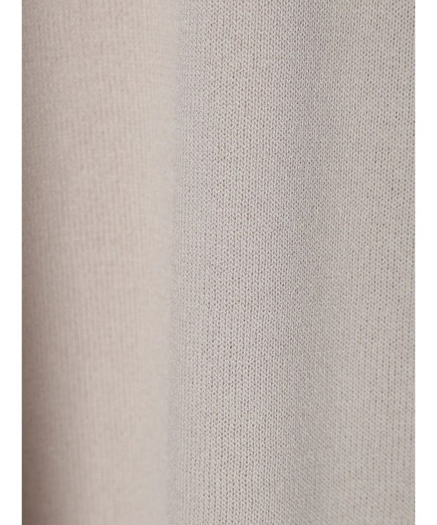 CRAFT STANDARD BOUTIQUE ＵＶカット接触冷感半袖ニットチュニック Gray Beige