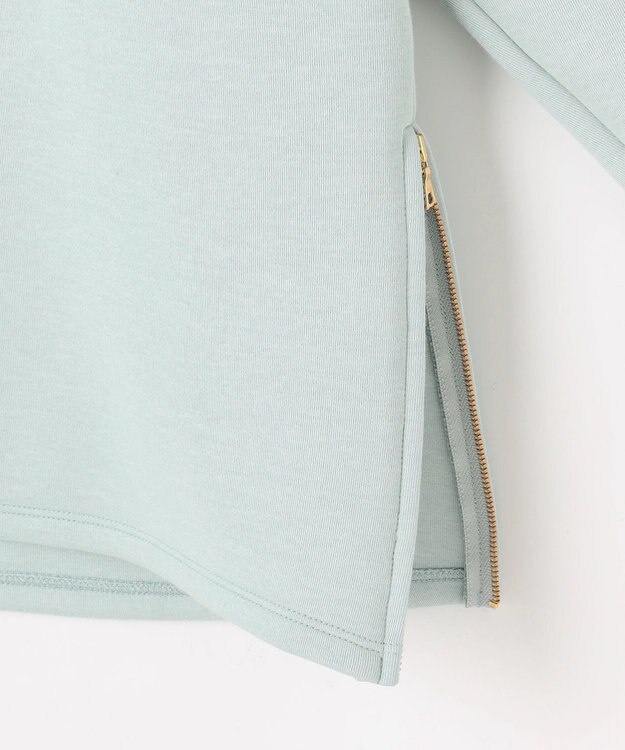 J.PRESS LADIES ダンボールジャージー プルオーバー カットソー スモーキーミント系