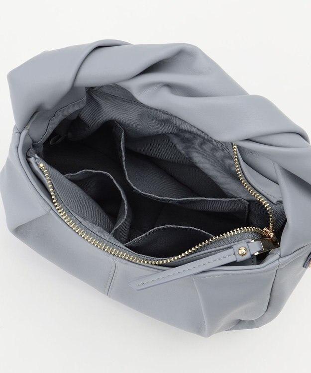 組曲 【2WAY】ソフトミニラウンドバッグ スカイブルー系