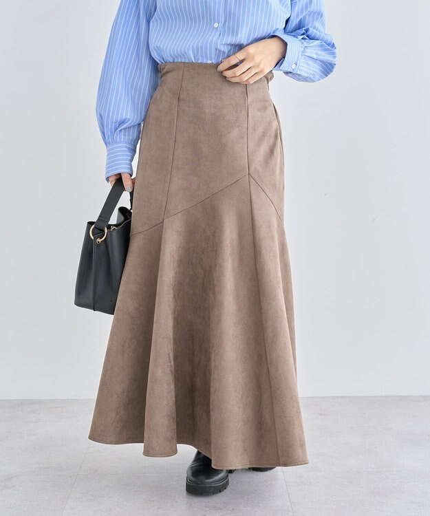 Green Parks ・ＥＬＥＮＣＡＲＥ　ＤＵＥ　スエードポンチフレアスカー