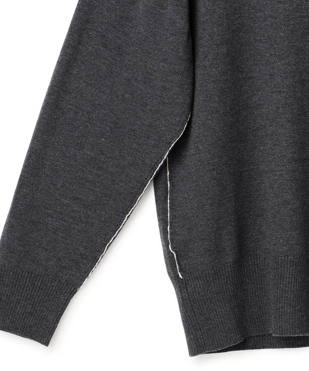 J.PRESS YORK STREET 【WOMEN】ベーシックハイゲージニット グレー系