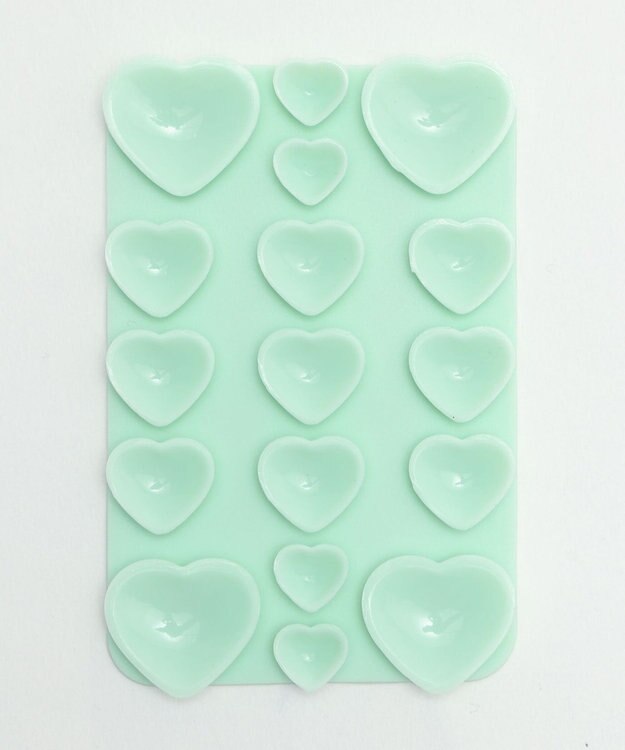 WEGO ハートマルチ吸盤シート グリーン