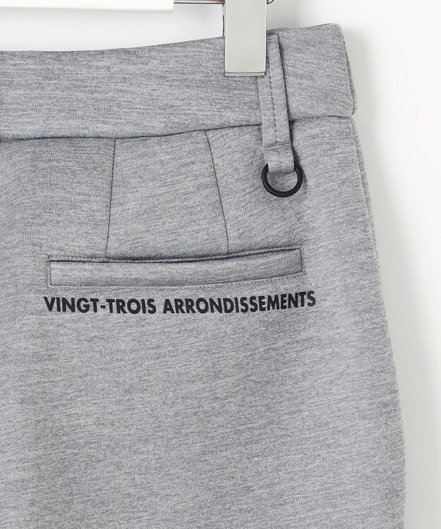 23区GOLF 【WOMEN】ダンボールニットパンツ 履き心地抜群でポケット付き！近所へのお出かけに◎ ライトグレー系