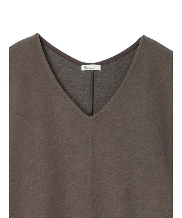 CRAFT STANDARD BOUTIQUE 圧縮ニットソージレ Brown