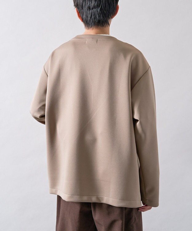 CRAFT STANDARD BOUTIQUE ボタンレスカットカーディガン Dark Beige