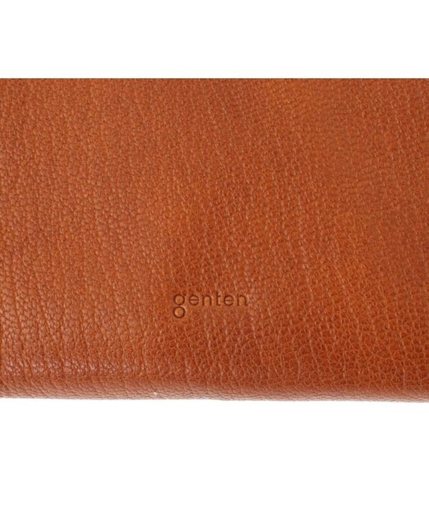 genten ゴートベーシック ラウンド長財布 チャ