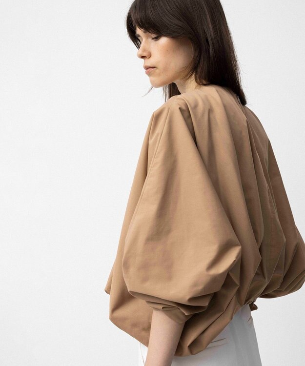 NAVE 【Nave】コットンブロード ブラウス キャメル系