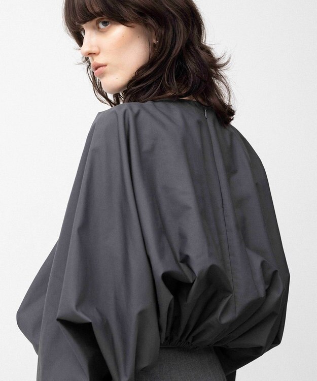 NAVE 【Nave】コットンブロード ブラウス スレート系