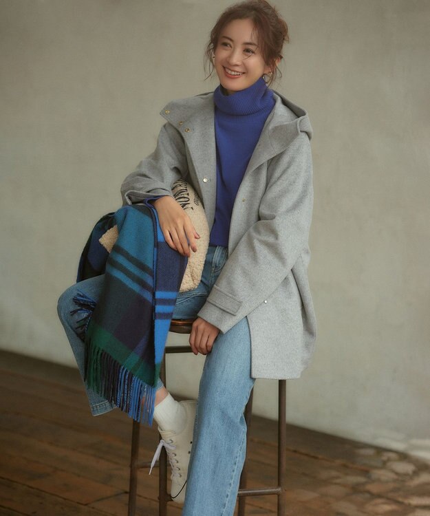 23区 NOMADIS SAC ボア ビッグトート バッグ ベージュ系