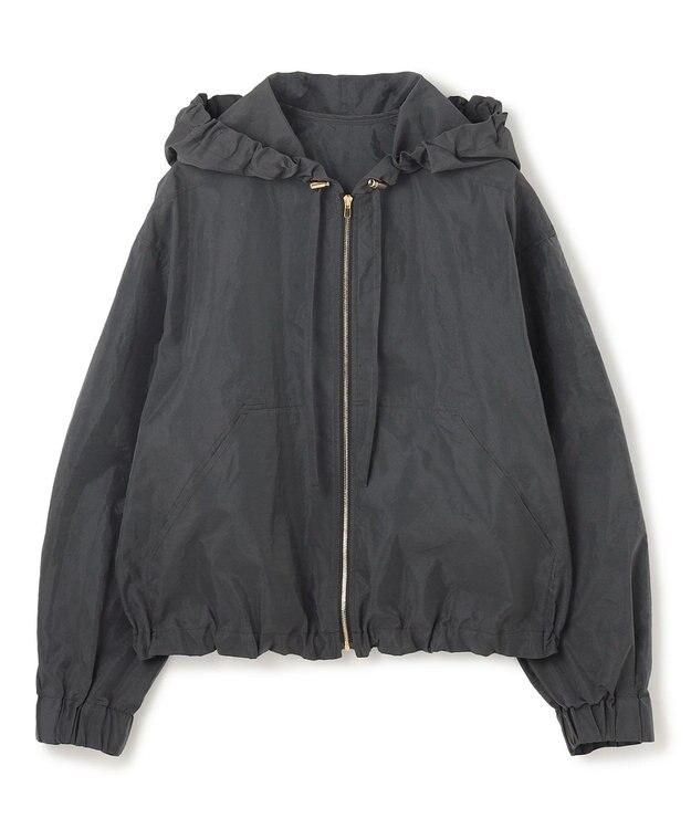 BEIGE， 【洗える・Precious 4月号掲載】GAURA / シアーパーカーブルゾン Black