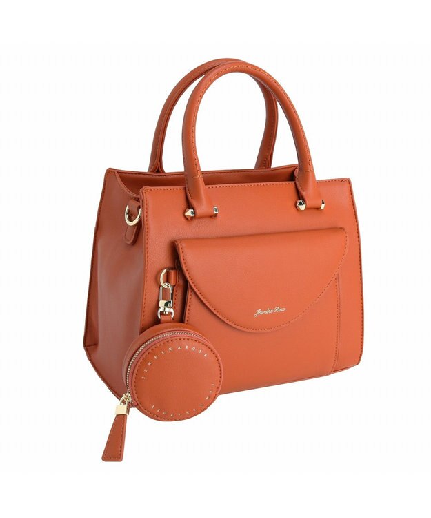 ACE BAGS & LUGGAGE Jewelna Rose ヴィクシー ハンドバッグ 16232 ジュエルナローズ オレンジブラウン