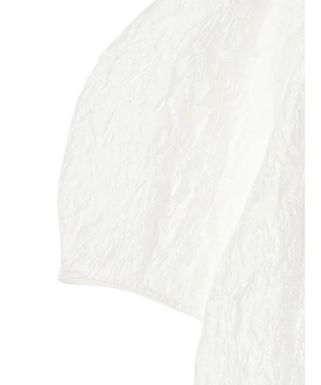 Green Parks AnriettMusee ショート丈ジャガードトップス Off White