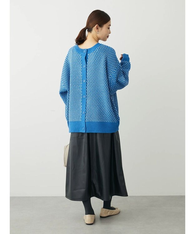 Green Parks ・ＳＵＧＡＲ　ＳＰＯＯＮ　２ｗａｙニットカーディガン Blue