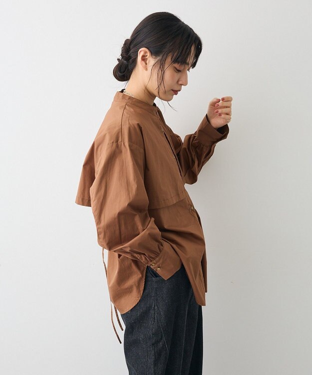 CRAFT STANDARD BOUTIQUE ヨークデザインシャツ Mocha