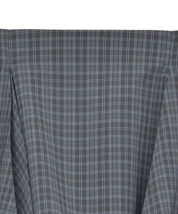 earth music&ecology ハイウエストランダムティアードチェックスカート Check Gray