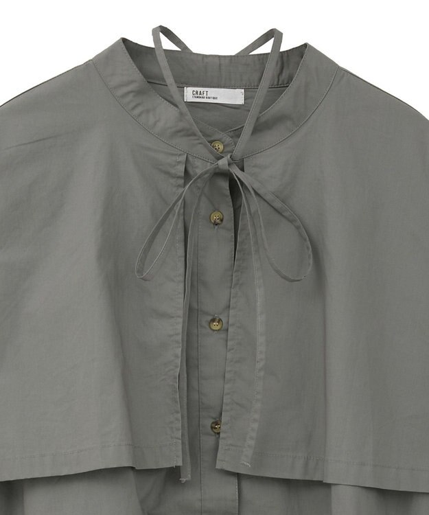 CRAFT STANDARD BOUTIQUE ヨークデザインシャツ Dark Gray