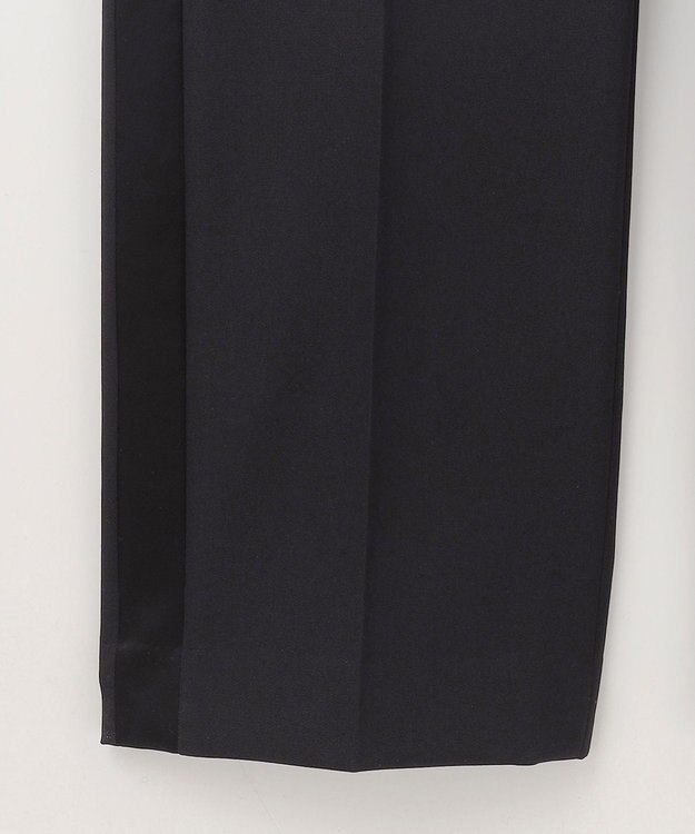 GRACE CONTINENTAL WOOLタキシードパンツ ブラック