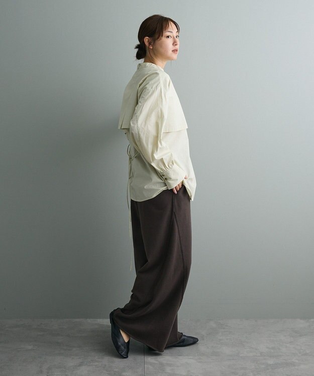 CRAFT STANDARD BOUTIQUE ヨークデザインシャツ Light Beige
