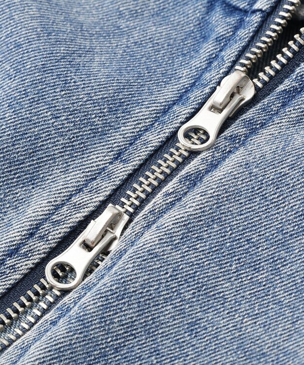 Green Parks デニムペプラムジレ Indigo