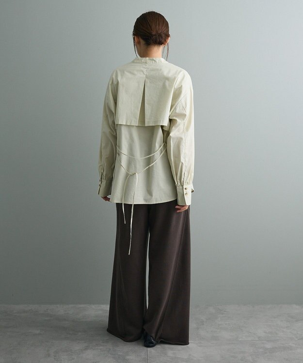 CRAFT STANDARD BOUTIQUE ヨークデザインシャツ Light Beige