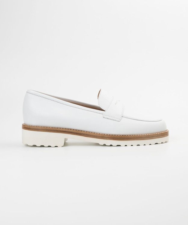 BONTRE 【LucaGrossi/ルカグロッシ】ホワイトソールコインローファー/5025-CAROIO-US ホワイト