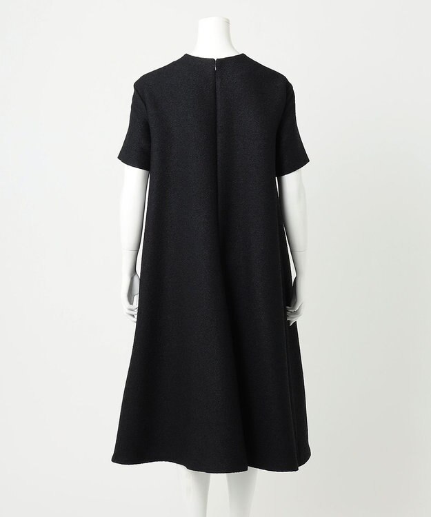 23区 【R(アール)】リングツイード ワンピース ブラック系