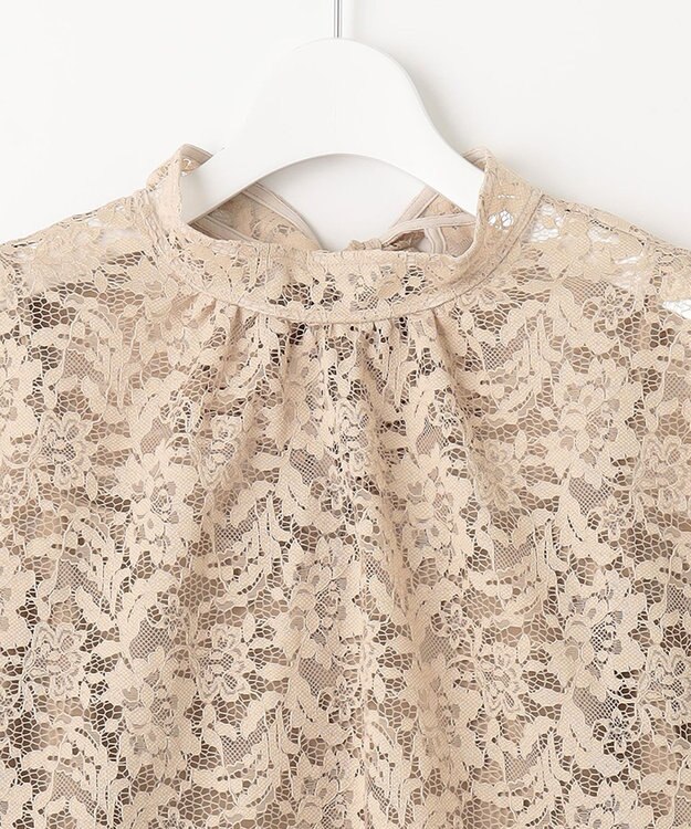 23区 【APPLAUDIR】レースコンビ ドレス ベージュ系