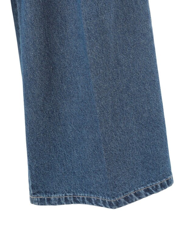 earth music&ecology サイドベルトデニムパンツ Medium Indigo