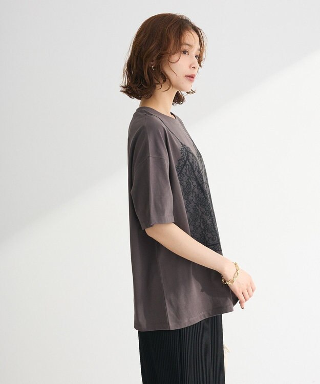 Green Parks ・ＳＵＧＡＲ　ＳＰＯＯＮ　トロンプルイユＴＥＥ Charcoal Gray