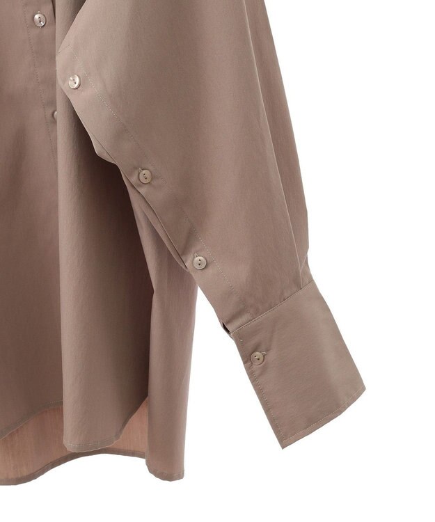 earth music&ecology ２ｗａｙマントスリーブシャツ Mocha