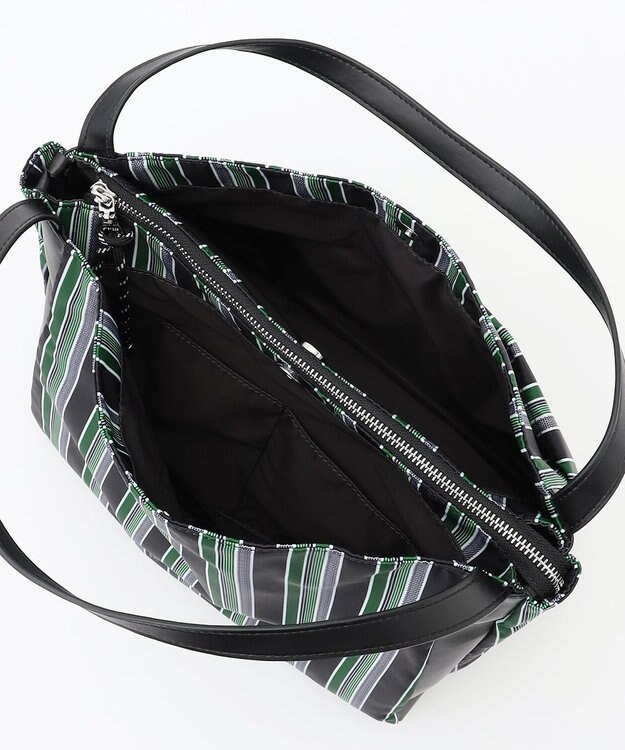 Y'SACCS マルチストライプ すっきりトート Mサイズ グリーン