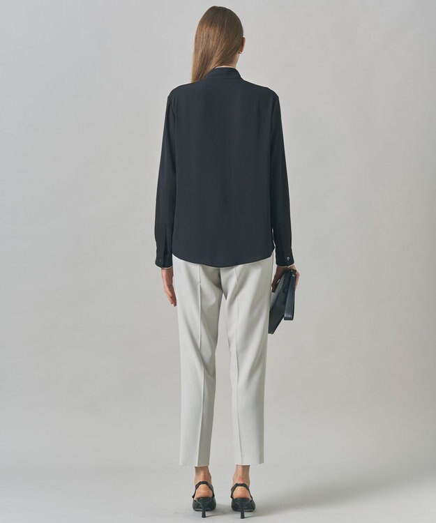 ICB 【UVカット・洗える】ウール2WAYストレッチ ドロストパンツ トープ系