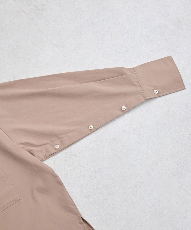 earth music&ecology ２ｗａｙマントスリーブシャツ Mocha