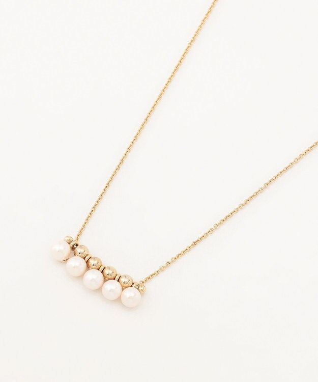 23区 アコヤパール ネックレス ゴールド系