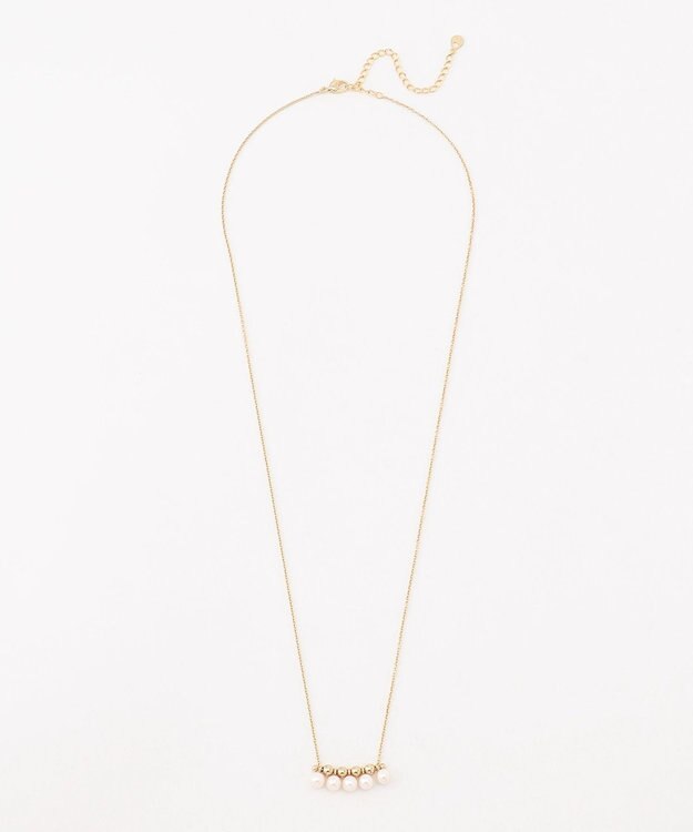 23区 アコヤパール ネックレス ゴールド系