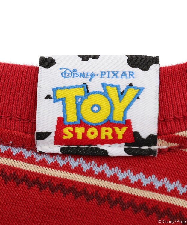 earth music&ecology 【予約】レトロボーダーTシャツ/TOY STORY レッド