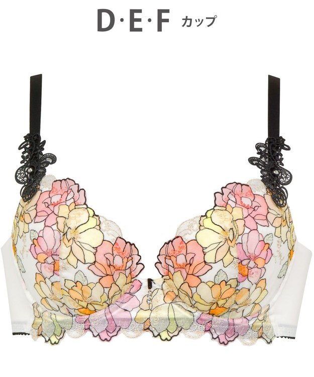 WACOAL ルジェ 【パーソナルフィットプラス】 ブラジャー 胸の谷間を美しく見せる サイズに合わせたバストメイク レディース BCA442 /ワコール アイボリー