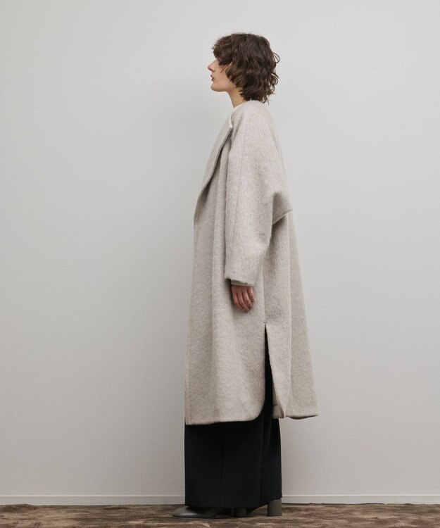 GRACE CONTINENTAL シャギードルマンコート グレー