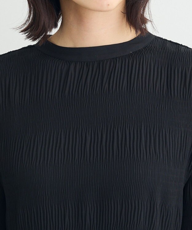 Green Parks マジョリカブラウス Black