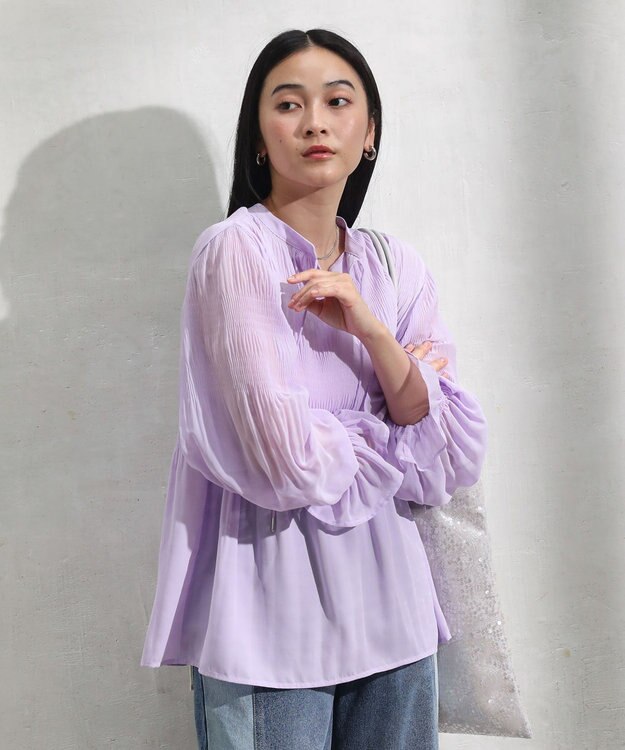 Green Parks マジョリカブラウス Lavender