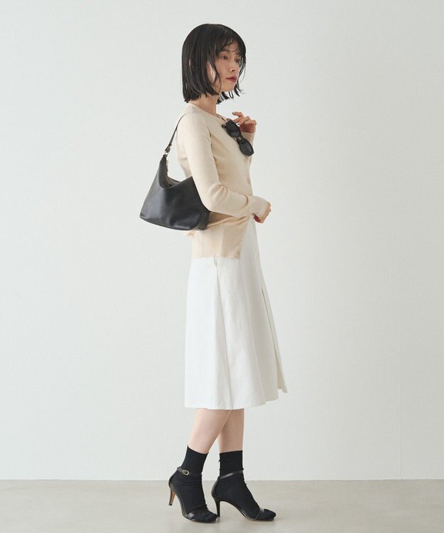 russet ソフトレザーシンプルショルダーバッグ (CE-1328-WEB) Black