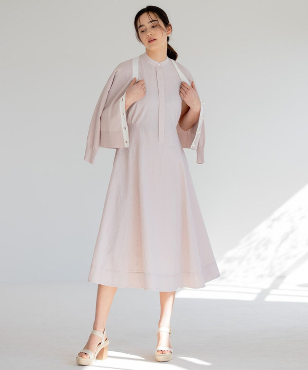 組曲 S 【アンサンブル対応可】CHAIニット バイカラーカーディガン ローズ系