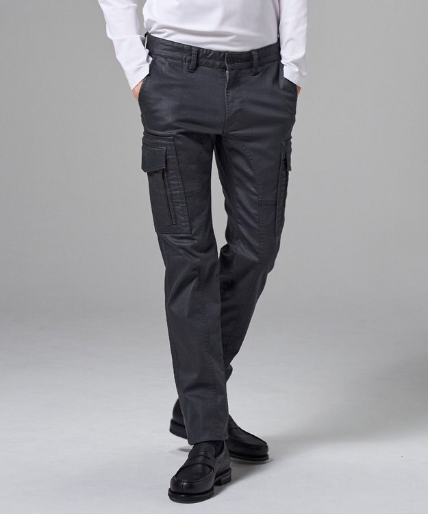 JOSEPH HOMME 【定番】ハイパワーソフトストレッチ デザインパンツ/ STICK DESIGN グレー系