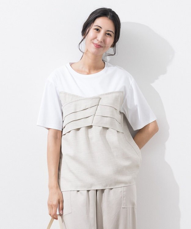 ONWARD Reuse Park 【23区】カットソー春夏 ベージュ