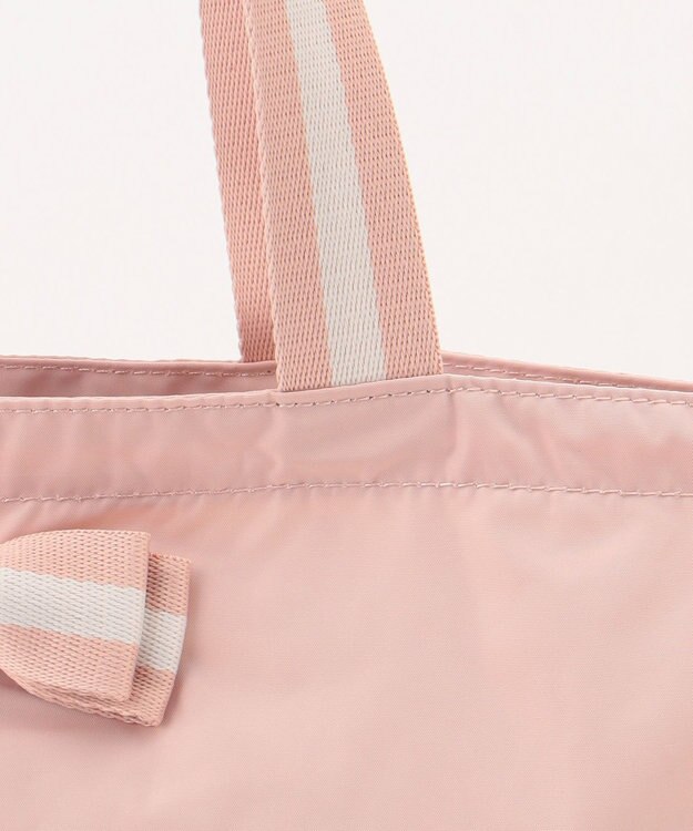 TOCCA 【WEB限定・A4サイズ対応】BICOLOR RIBBON ECOBAG エコバッグ ピンク系